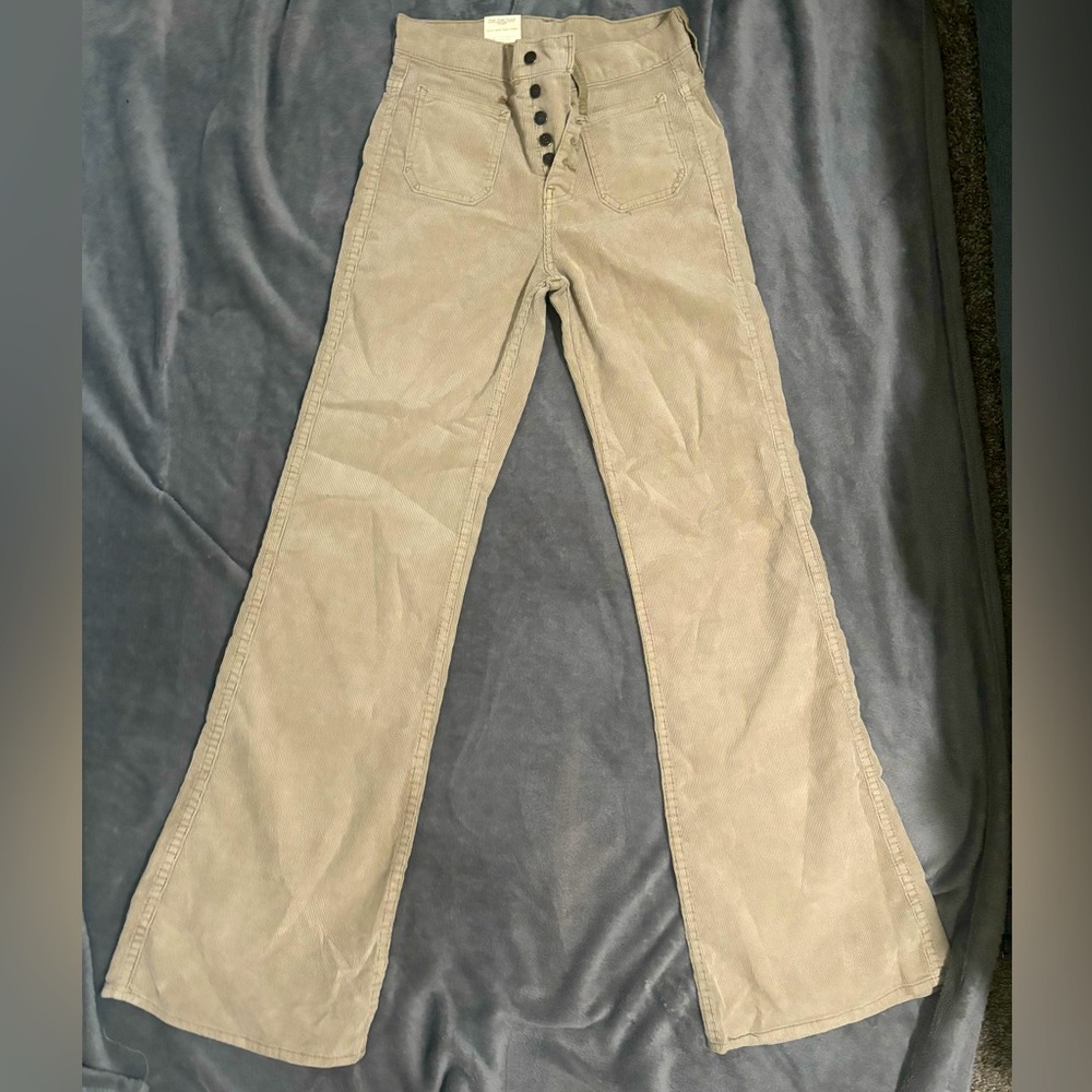 Levis high rise flare corduroy pants